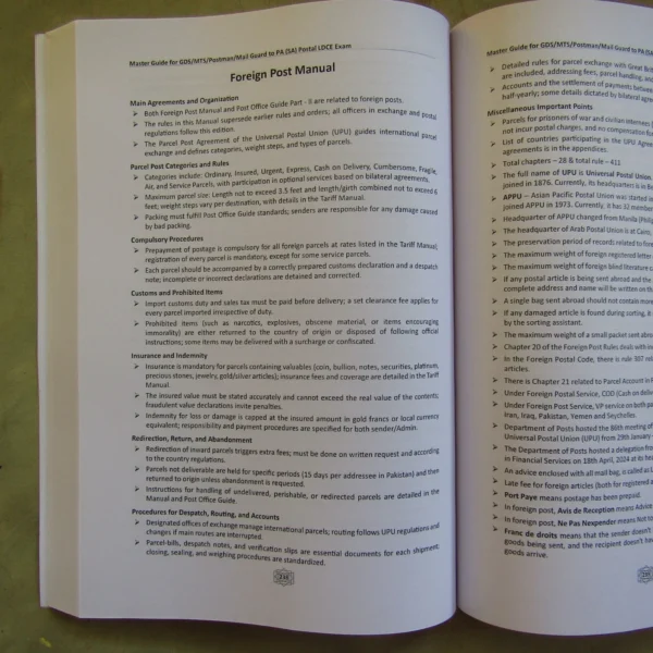 Master Guide for Postal PA & SA LDCE Exam (English)