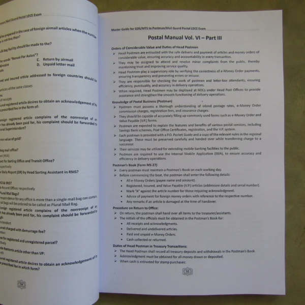 Master Guide for Postman & Mail Guard LDCE Exam (English)