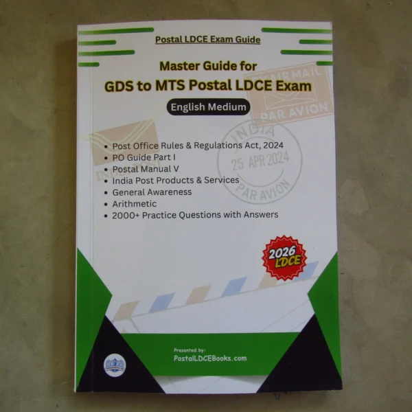 Master Guide for GDS to MTS LDCE Exam (English)