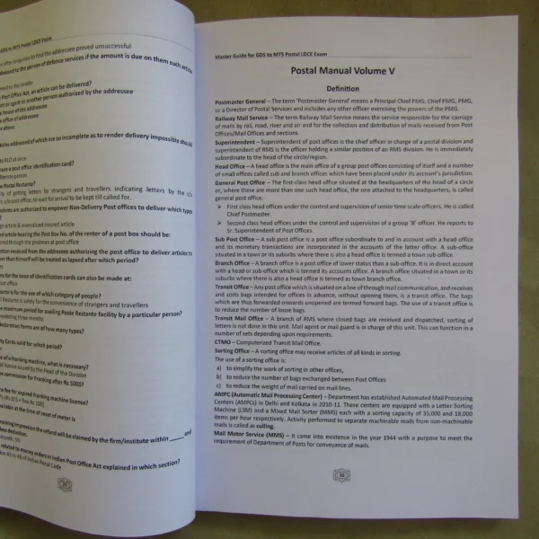 Master Guide for GDS to MTS LDCE Exam (English)